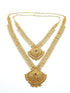 Premium gold plated Kerala jewelry combo set 11077N - Griiham