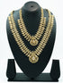 Premium gold plated Kerala jewelry combo set 11108N - Griiham