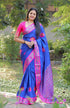 Pure Mercerised Cotton Semi-Silk in Exclusive Border Design Saree 21217N - Griiham