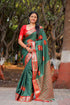 Pure Mercerised Cotton Semi-Silk in Exclusive Border Design Saree 21221N - Griiham