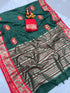 Pure Mercerised Cotton Semi-Silk in Exclusive Border Design Saree 21221N - Griiham