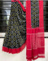 SOFT mono- cotton ikkat print SAREES 14882N-1 - Griiham