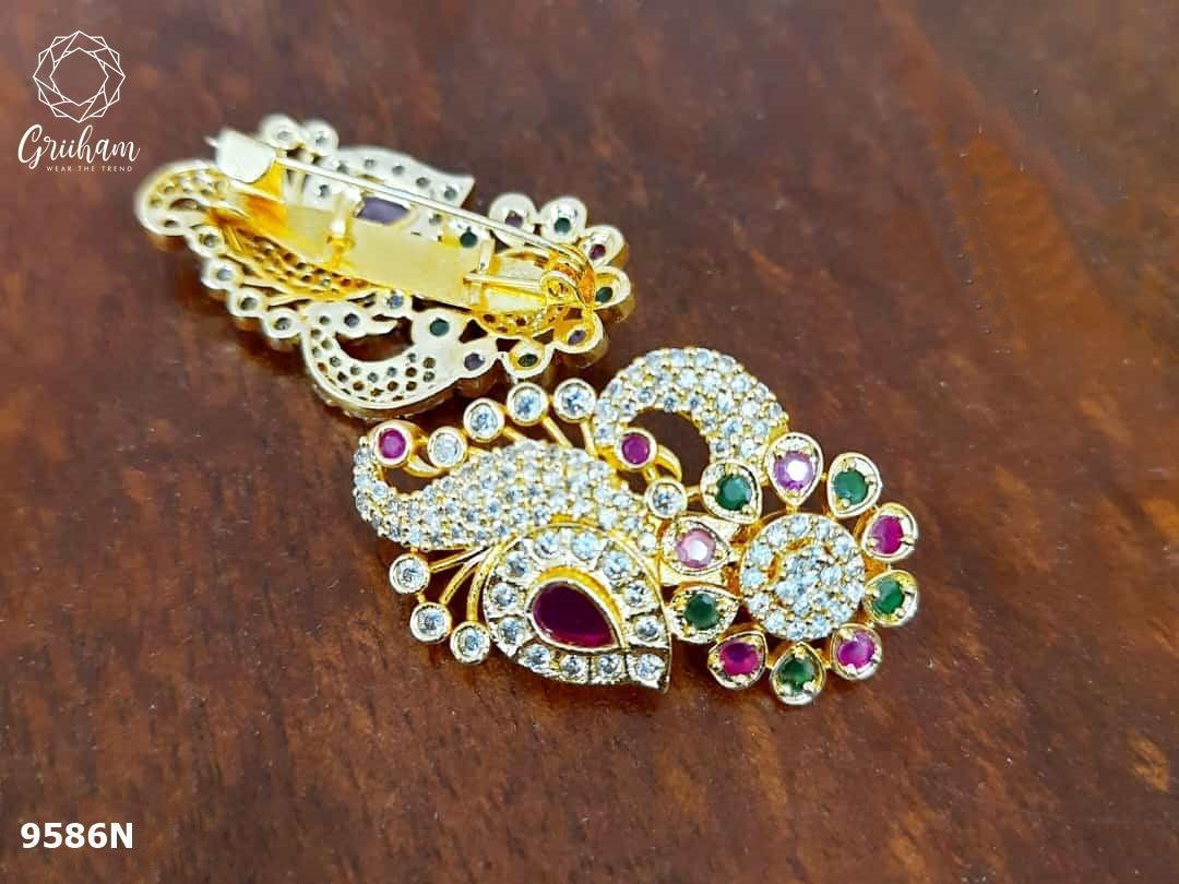 Sari pin CZ/AD Design OAG09-126-9586N - Griiham