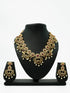 Sayara Collection Floral pattern Extremely gorgeous Party Wear Necklace Set 9465N - Griiham