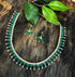 Sayara Collection Green Stone with Pearls Party Wear Necklace set