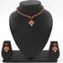 Sayara Collection Red Color stone Party Wear Necklace Set 8777N - Griiham