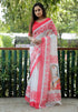 Semi-cotton sarees with all DURGA PUJA PRINT 17536N - Griiham