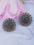 Silver Oxidised Cute Small Earrings 11246N - Griiham