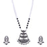 Silver Oxidised Plated Elegant Necklace Set - Griiham