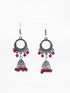 Silver Oxidised Exclusive Cute designs Jhumkis / Earrings 9780N - Griiham