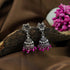 Silver Oxidised Exclusive Cute designs Jhumkis / Earrings 9819N - Griiham