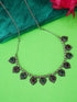 Silver Oxidised Exclusive Designer Necklace / Chai