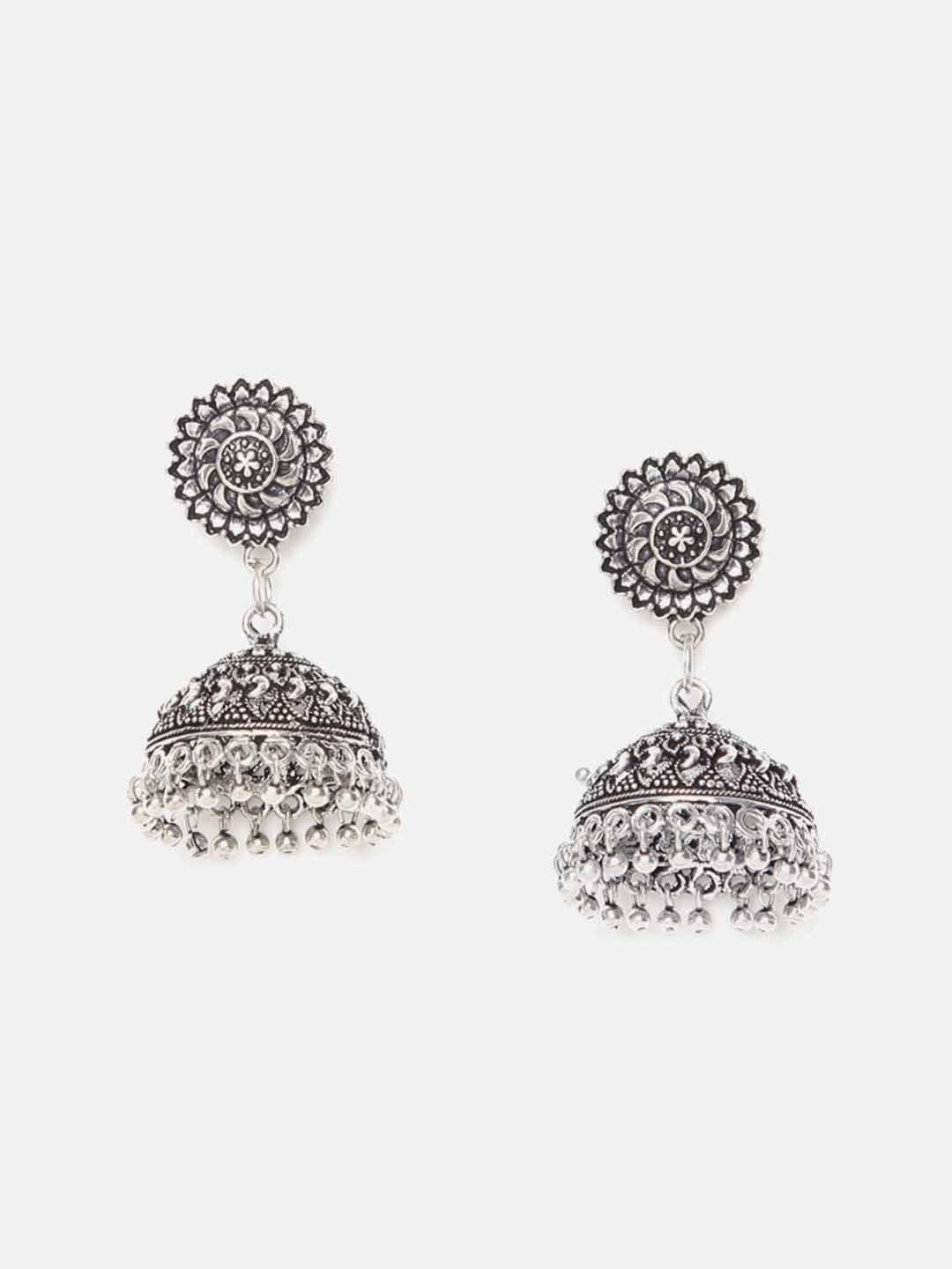 Silver Oxidised Victorian Design Full set NNJ12-30 - Griiham