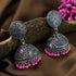 Silver Oxidised Victorian Design Jhumkis / Earrings 9764N - Griiham