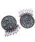 Silver Plated oxidised Earrings Jhumka - Griiham