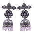 Silver Plated oxidised Earrings Jhumka - Griiham