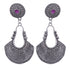 Silver Plated oxidised Earrings Jhumka - Griiham