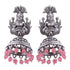 Silver Plated oxidised Earrings Jhumka - Griiham