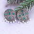 Silver Plated oxidised Earrings Jhumka