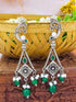 Silver Plated oxidised Earrings Jhumka