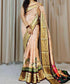 Softy silk sarees Kalamkari 14642N-1 - Griiham