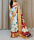 Softy silk sarees Kalamkari 14642N-1 - Griiham