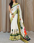 Softy silk sarees Kalamkari 14642N-1 - Griiham