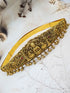 Gold Plated Traditional adjustable Waistbelt / vadiyannam with Laxmi