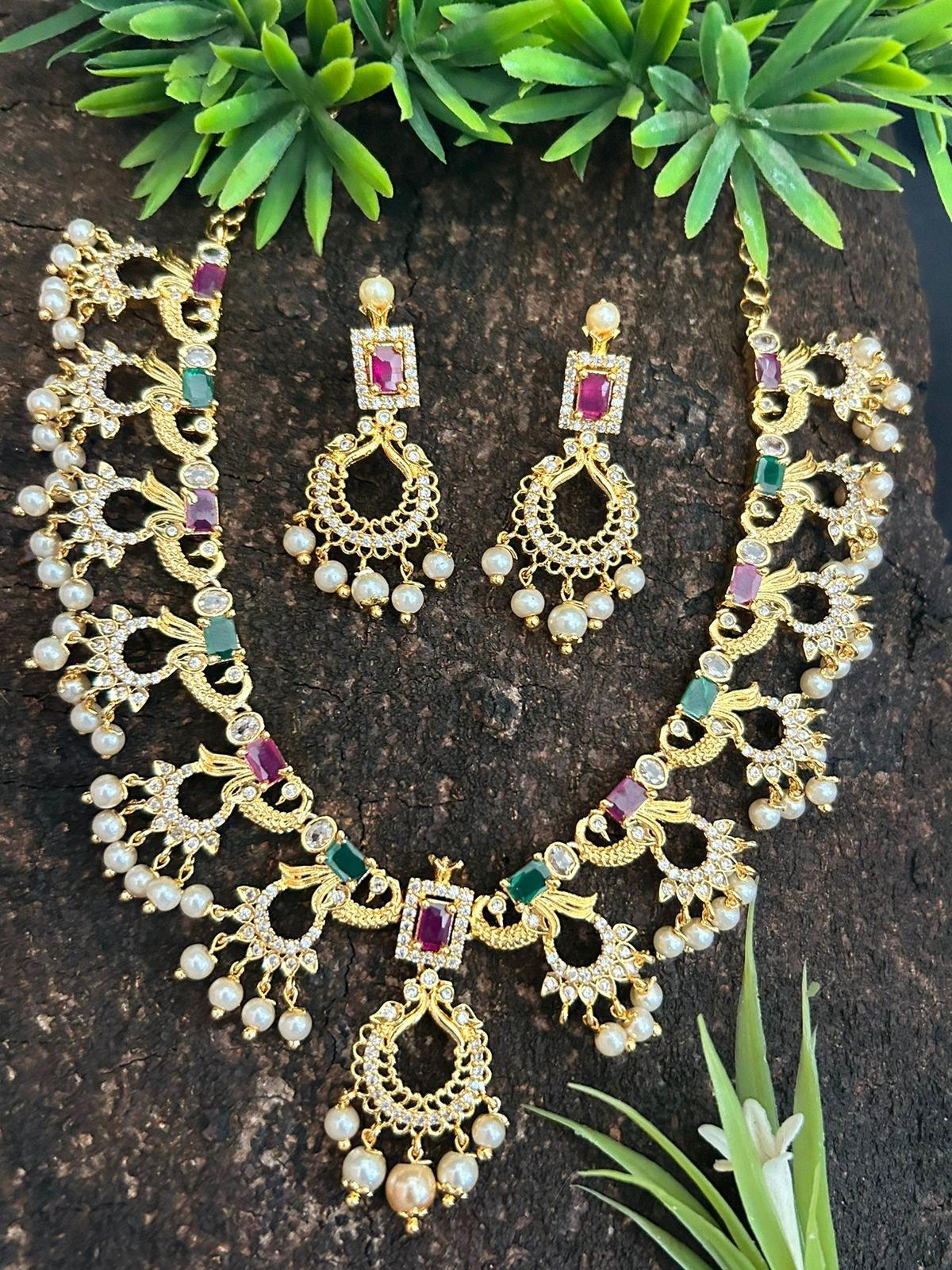 Floral motif Designer Necklace set