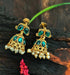 Gold Plated AD Studded earrings / Jumki