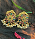 Gold Plated AD Stone Jhumka earrings