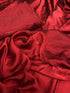 Beautiful Sequence Red Satin saree