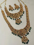 Antique Premium Gold finish Laxmi necklace Combo set