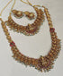 Antique Premium Gold finish Laxmi necklace Combo set