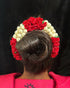 Hair Bun flower artificial arch