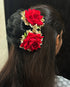 amboda bun Flower with v Pin