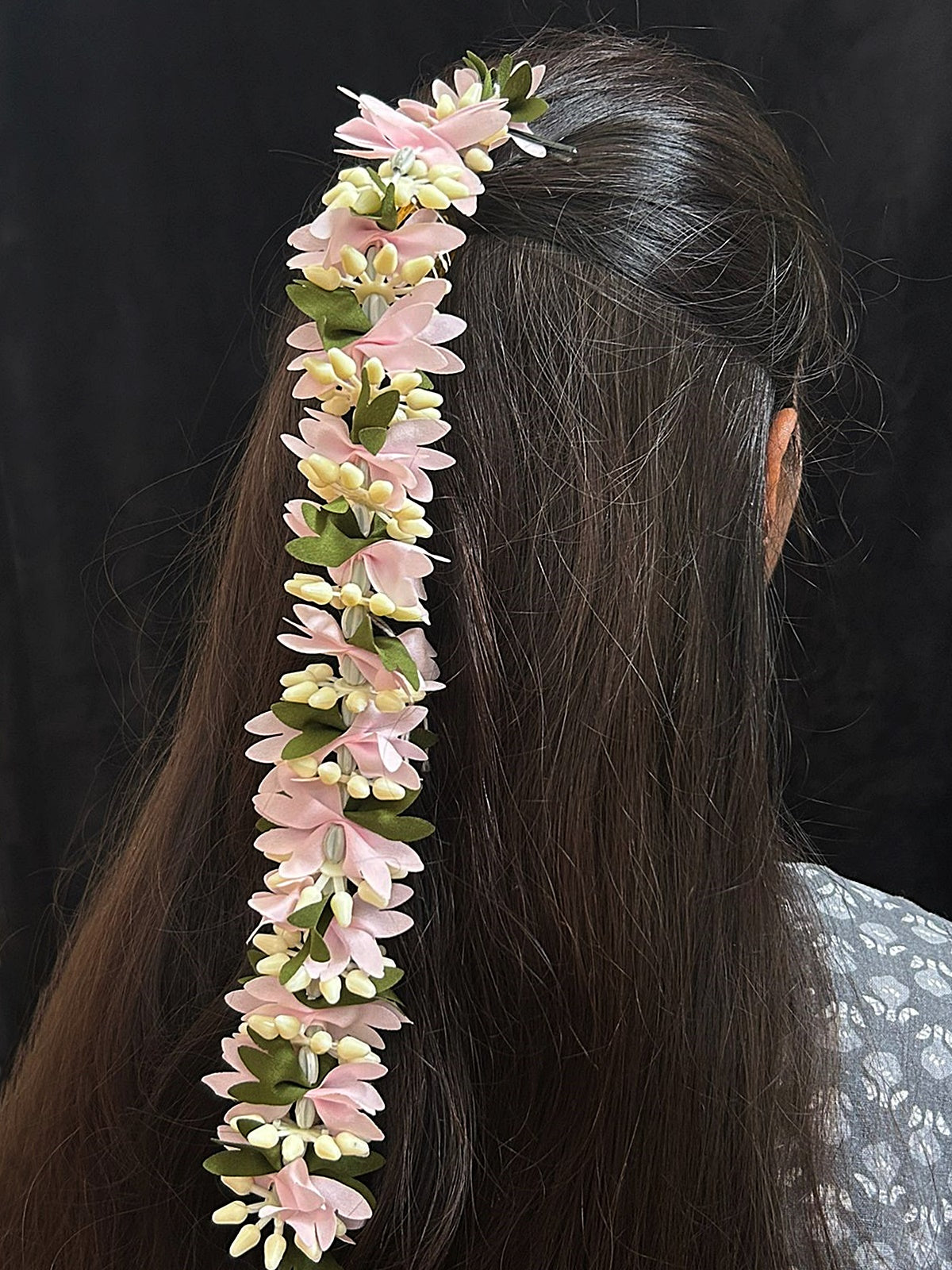 Hair Bun flower artificial