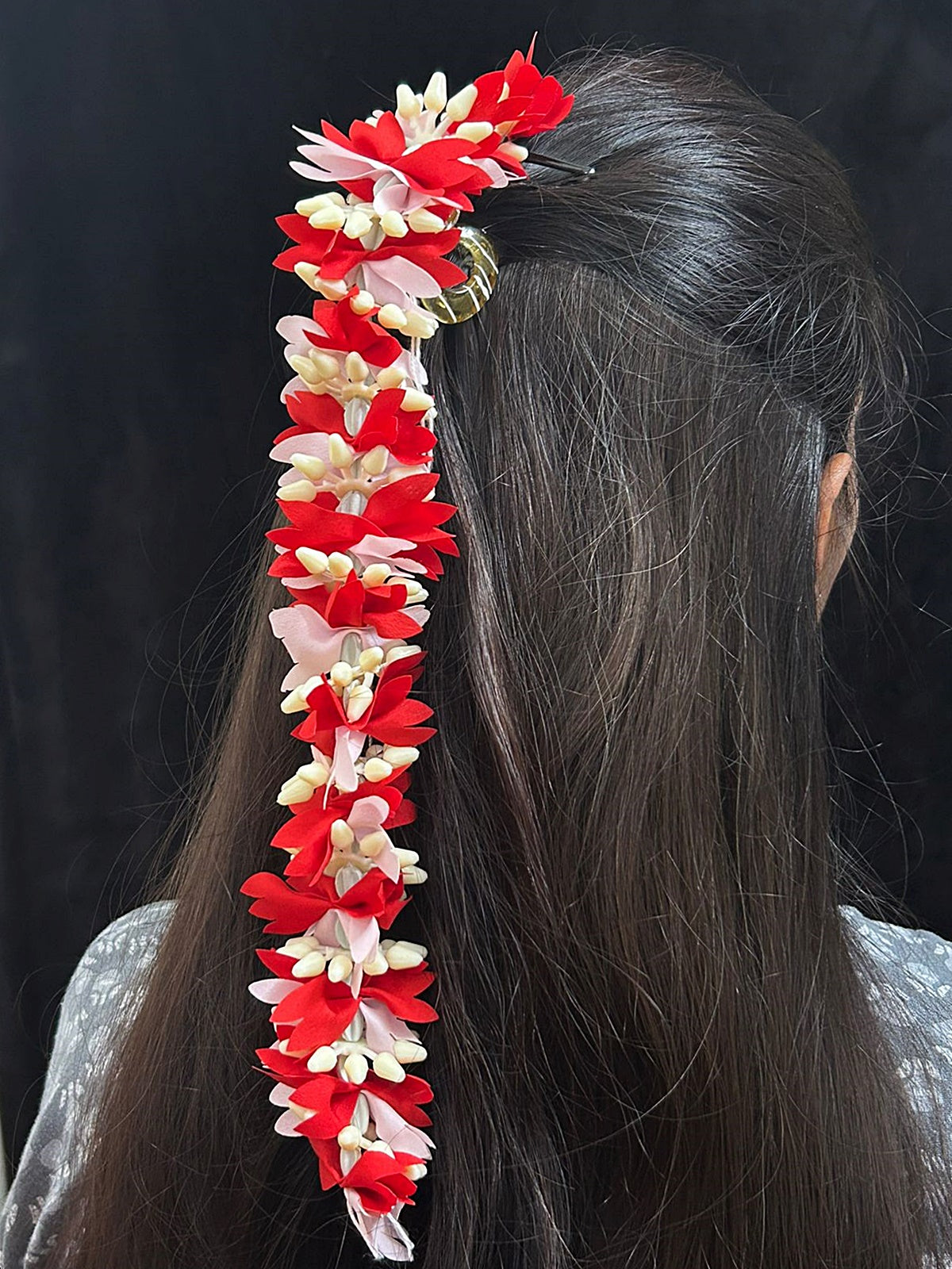 Hair Bun flower artificial