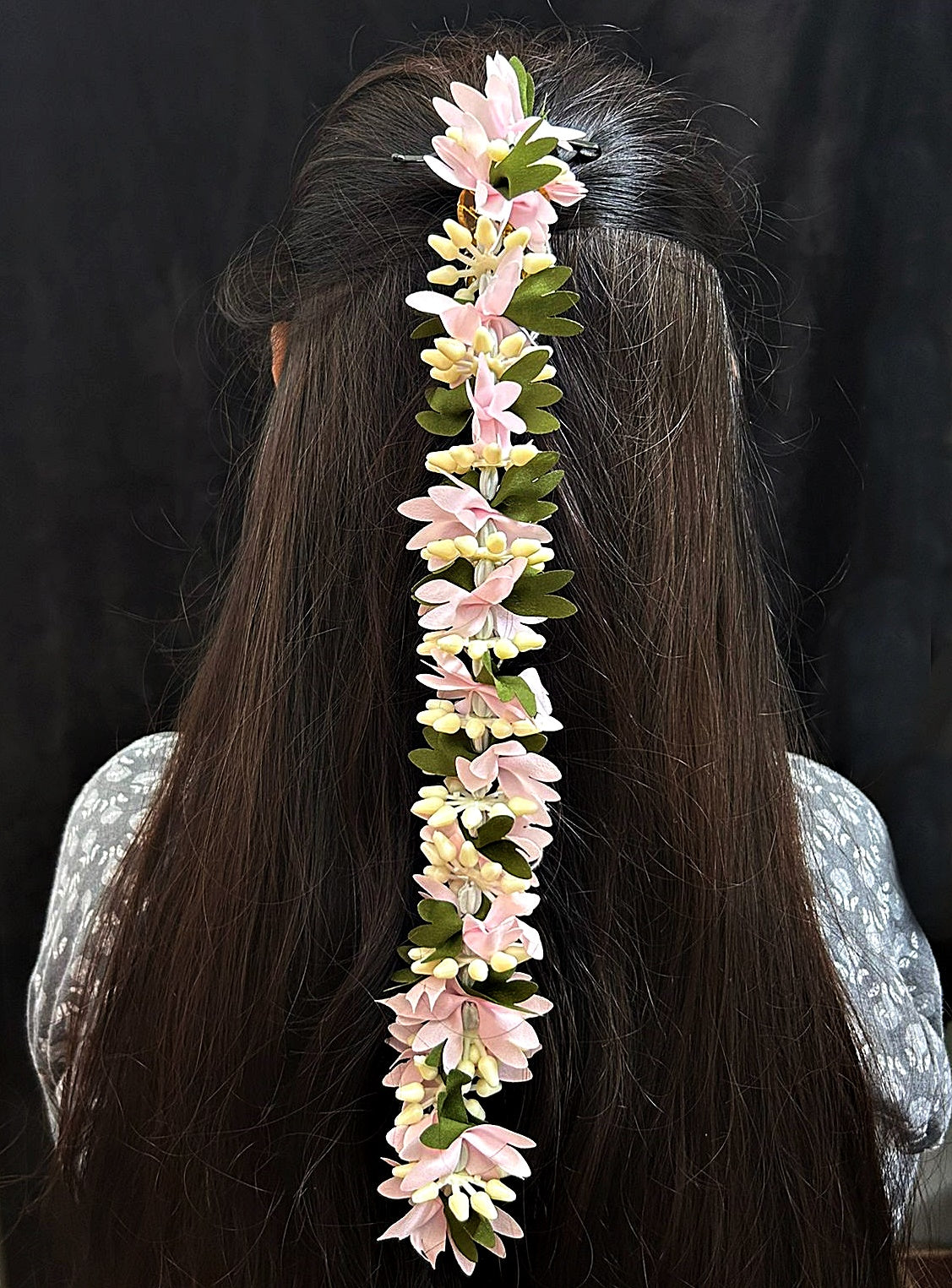 Hair Bun flower artificial