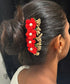 amboda bun Flower with Inmade Pin