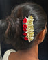 amboda bun Flower with Inmade Pin