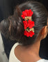 amboda bun Flower with Inmade Pin