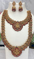 Antique Premium Gold finish Laxmi necklace Combo set