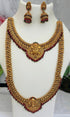 Antique Premium Gold finish Laxmi necklace Combo set