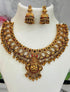 Antique Premium Gold finish Laxmi necklace set