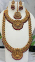 Antique Premium Gold finish Laxmi necklace Combo set