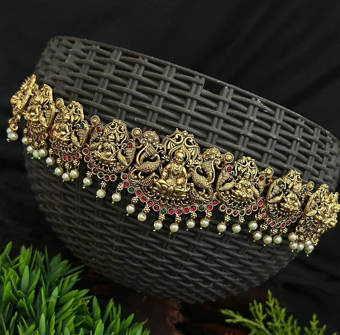 Premium Gold Finish Bridal Vadanam/Vodiannam/waistbelt