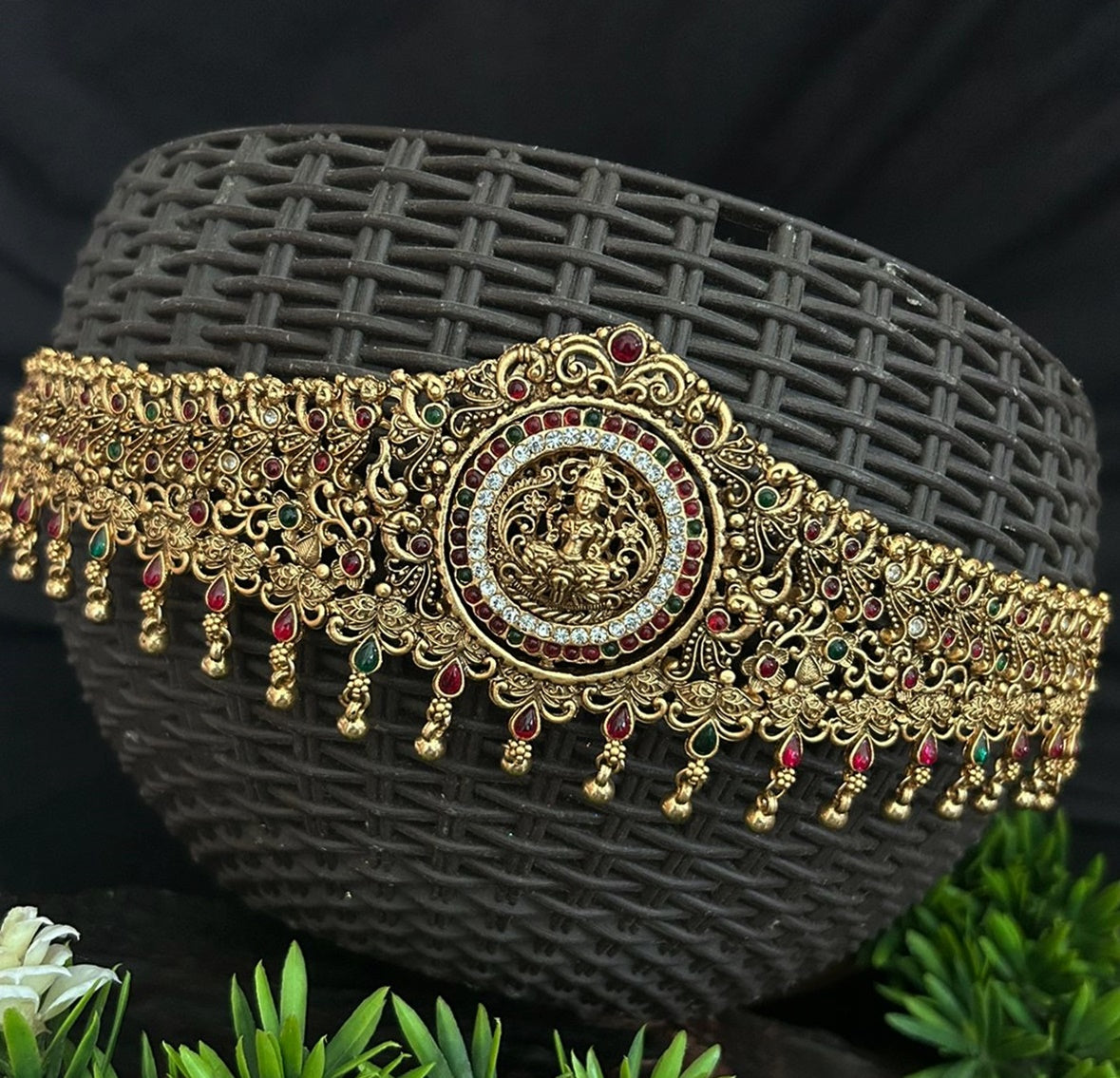 Premium Gold Finish Bridal Vadanam/Vodiannam/waistbelt