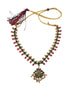 Premium Sayara Collection Elegant Ruby & emerald Necklace Set