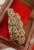 Gold Plated Multi colour cz stone Set of 2 bangles
